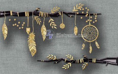 File gốc File in tranh tường hiện đại FT23183 (trang trí) cho phòng khách