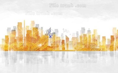 File gốc File in tranh tường hiện đại FT23270 (trang trí) cho phòng khách