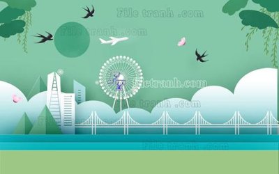 Chi tiết file gốc File in tranh tường hiện đại FT23282 (cho in tráng gương)