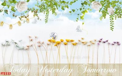 File tranh PSD File psd tường quán cà phê FT2332 chất lượng cao