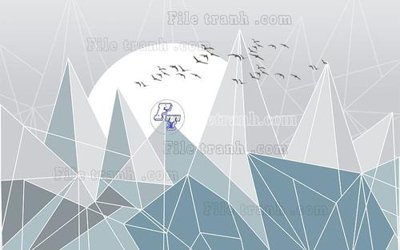 File gốc File in tranh tường hiện đại FT23357 (cho in ấn) từ kho Filetranh