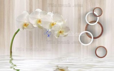 File gốc File in tranh tường hiện đại FT23480 (in lụa) cao cấp