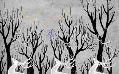 File tranh File in tranh tường hiện đại FT23540 (ảnh gốc) sắc nét hoàn hảo