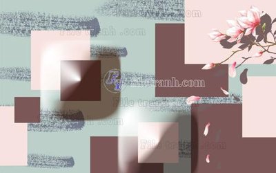 File gốc File in tranh tường hiện đại FT23640 (vector) cho in ấn