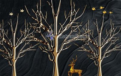 Tải file gốc File in tranh tường hiện đại FT23666 (in khổ lớn) không mờ