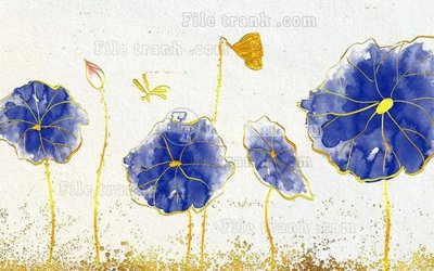 File gốc File in tranh tường hiện đại FT23717 cho in ấn và thiết kế