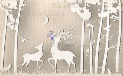 File gốc File in tranh tường hiện đại FT23728 (chủ đề hiện đại) trang trí