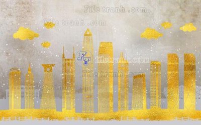 File ảnh gốc File in tranh tường hiện đại FT23784 không vỡ nét