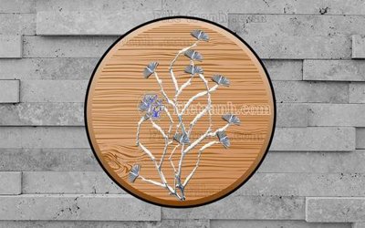 File gốc File in tranh tường hiện đại FT23831 (in tráng gương) ốp tường