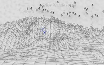 File gốc File in tranh tường hiện đại FT23916 (in ấn) không giới hạn