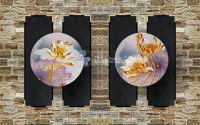 File tranh trang trí File in tranh tường hiện đại FT23985 (tải file gốc)