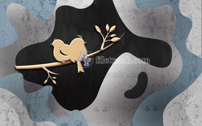 File in trần File in tranh tường hiện đại FT24009 (bản gốc) phong cảnh