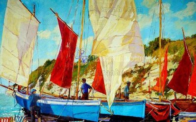 File gốc File in tranh tường hiện đại FT24060 (in tráng gương) ốp tường