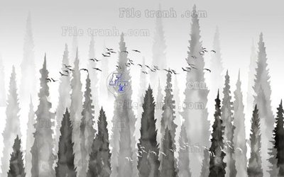 File gốc File in tranh tường hiện đại FT24186 (trang trí) phòng ngủ