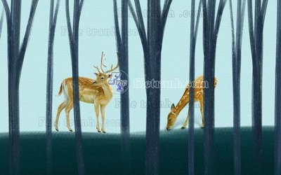 File PSD File in tranh tường hiện đại FT24187 (bản gốc) đã tách nền