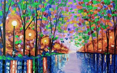 File tranh File in tranh tường hiện đại FT24214 (gốc) in backlit film