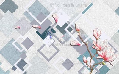 File tranh File in tranh tường hiện đại FT24232 (file gốc) chuẩn màu in