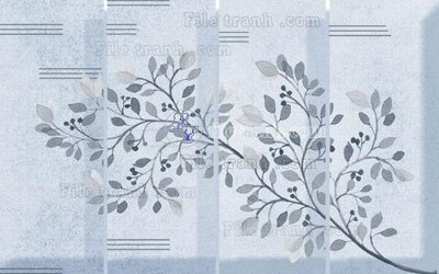 File gốc File in tranh tường hiện đại FT24259 (in lụa) tranh phong thủy