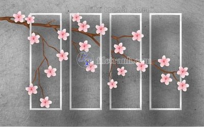 File gốc File in tranh tường hiện đại FT24261 (phong cách) tối giản