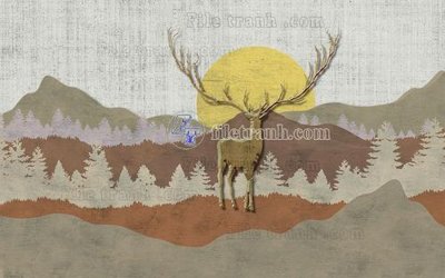 Download file tranh File in tranh tường hiện đại FT24321 (file gốc PSD)