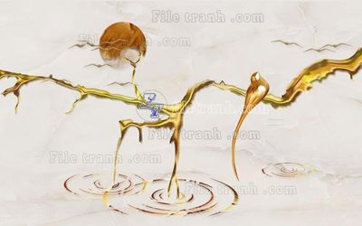 File gốc in ấn File in tranh tường hiện đại FT24355 độ phân giải cao