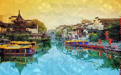 File ảnh File in tranh tường hiện đại FT24368 (gốc) in quảng cáo ngoài trời