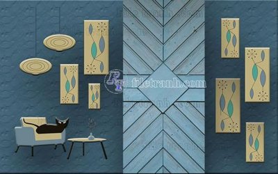 File tranh File in tranh tường hiện đại FT24491 (gốc) in vải canvas