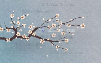 File tranh File in tranh tường hiện đại FT24549 (bản gốc) in lụa 5D