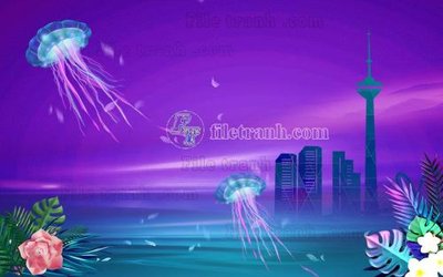 File tranh gốc File in tranh tường hiện đại FT24561 (sắc nét từng chi tiết)