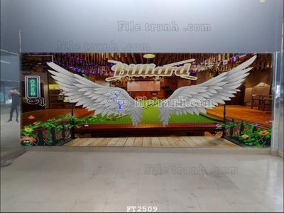 Tải về file tranh gốc File psd tường quán cà phê FT2509 (để in quảng cáo)