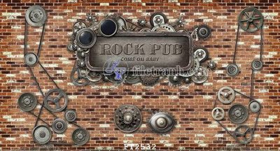 Tải file File psd tường quán cà phê FT2532 (ảnh gốc) file AI/EPS