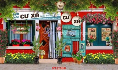 Chi tiết file tranh tráng gương File psd tường quán cà phê FT2708 (ảnh gốc)