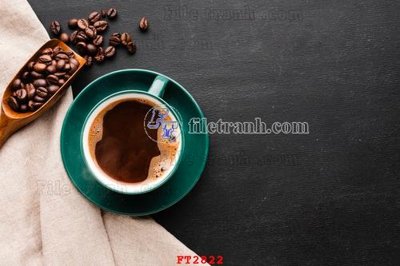 Tệp tin gốc File psd tường quán cà phê FT2822 (dùng cho in ấn) chuyên nghiệp