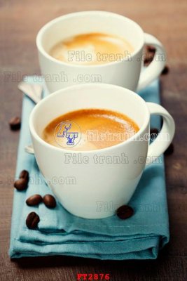 Hình ảnh file gốc in trần nhà File psd tường quán cà phê FT2876