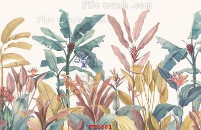 File tranh File psd tường quán cà phê FT2881 (file gốc) chuẩn màu in