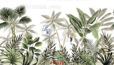 Tải file File psd tường quán cà phê FT2923 (gốc) chủ đề hoa sen