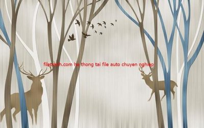 File in ấn File tranh dán tường cà phê nhà hàng FT3151 (bản gốc) sắc nét