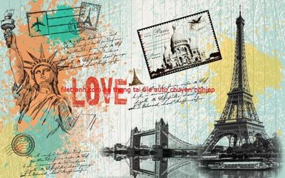 Tải file File tranh dán tường cà phê nhà hàng FT3154 (gốc) chủ đề phong thủy