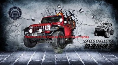 Download file gốc File tranh dán tường cà phê nhà hàng FT3158 (in mica) 3D