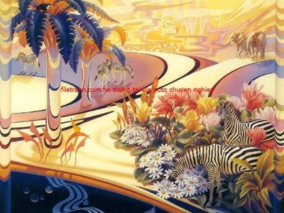 File gốc File tranh dán tường cà phê nhà hàng FT3195 (chủ đề hiện đại) trang trí