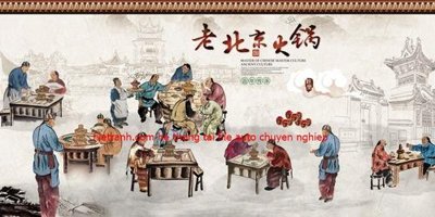 File gốc File tranh dán tường cà phê nhà hàng FT3240 (thiết kế) độc quyền