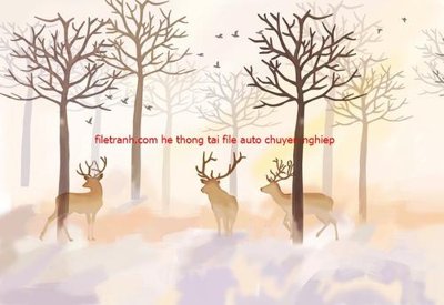 Ảnh gốc File tranh dán tường cà phê nhà hàng FT3263 (nét căng) in mica