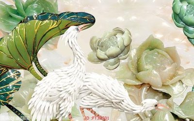 File gốc Tường nền 3D hiện đại FT3D501 (thiết kế) độc quyền