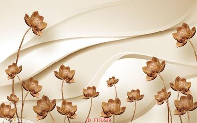 Hình ảnh gốc Tường nền 3D hiện đại FT3D539 (để in khổ lớn)