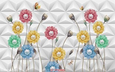 File tranh Tường nền 3D hiện đại FT3D585 (bản gốc) trang trí văn phòng