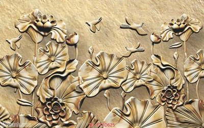 Cung cấp file tranh gốc Tường nền 3D hiện đại FT3D625 độc quyền