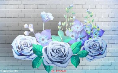 File in trần Tường nền 3D hiện đại FT3D652 (file gốc) xuyên sáng