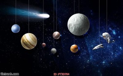 File tranh Tường nền 3D hiện đại FT3D704 (gốc) chủ đề thiên nhiên