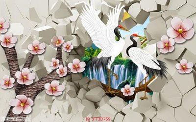 File PSD Tường nền 3D hiện đại FT3D759 (gốc) cho in quảng cáo