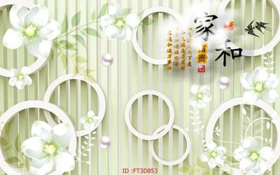 File tranh Tường nền 3D hiện đại FT3D853 (gốc) in film